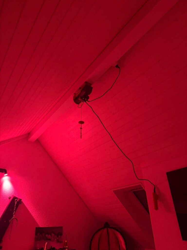 Seitensprungzimmer, Weiningen, SM-Zimmer, Deckenaufhaengungen